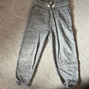 Gray sweatpants